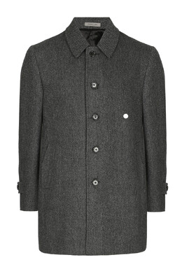 Corneliani: Серое пальто 