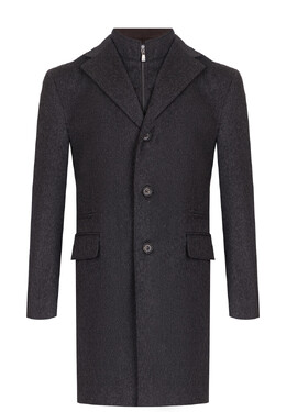 Corneliani: Серое пальто 
