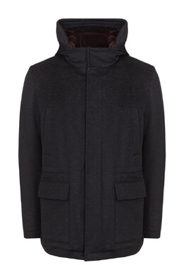 Corneliani: Серое пальто 