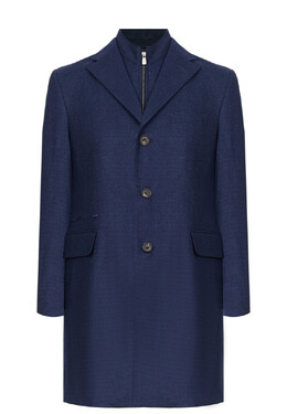 Corneliani: Синее пальто 