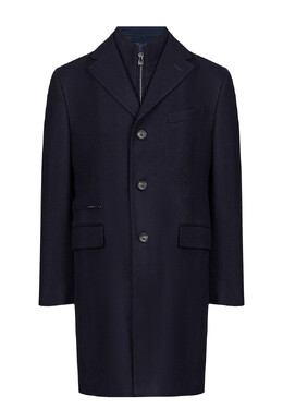 Corneliani: Синее пальто 