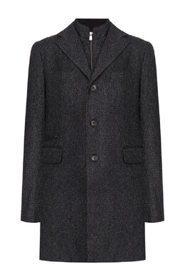 Corneliani: Серое пальто 