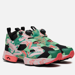 Reebok: Зелёные кроссовки  InstaPump Fury