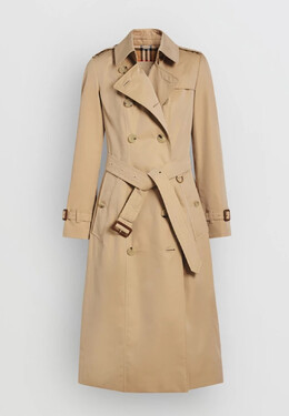 Burberry: Коричневый плащ 