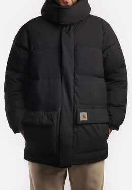Carhartt Wip: Чёрная куртка 