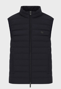 Emporio Armani: Синий жилет 