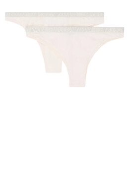 Emporio Armani Underwear: Бежевые трусы 