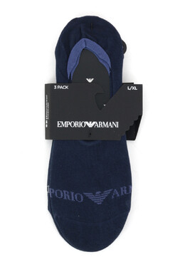 Emporio Armani Underwear: Синие носки 