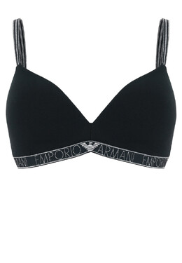 Emporio Armani Underwear: Чёрный бюстгальтер 