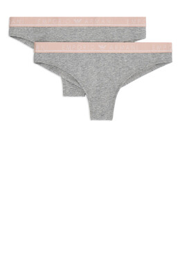 Emporio Armani Underwear: Серые трусы 
