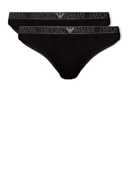 Emporio Armani Underwear: Чёрные трусы 