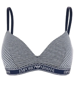 Emporio Armani Underwear: Синий бюстгальтер 