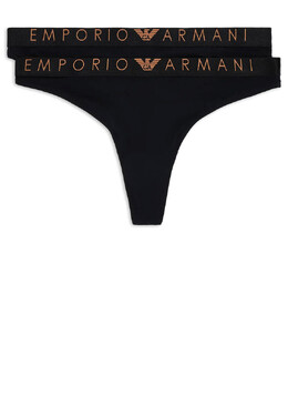 Emporio Armani Underwear: Чёрные трусы 