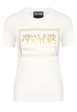 Versace Jeans Couture: Белая футболка 