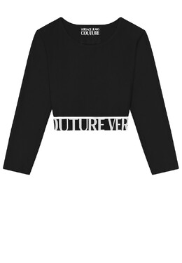 Versace Jeans Couture: Трикотажный топ 