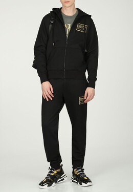 Versace Jeans Couture: Чёрный костюм 