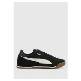 PUMA: Чёрные кроссовки 