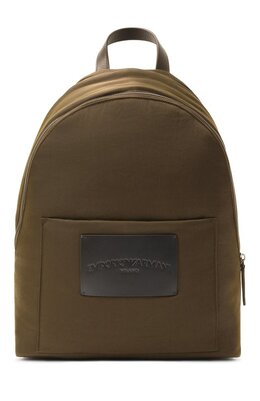 Emporio Armani: Рюкзак цвета хаки 