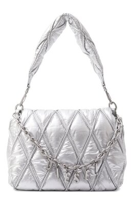 Diesel: Серебристая сумка 