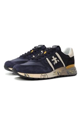 Premiata: Синие кроссовки  Lander