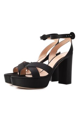 Gianvito Rossi: Чёрные босоножки 