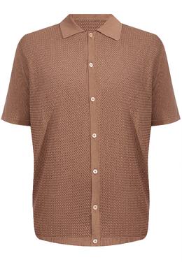 CORNELIANI: Бежевая рубашка 
