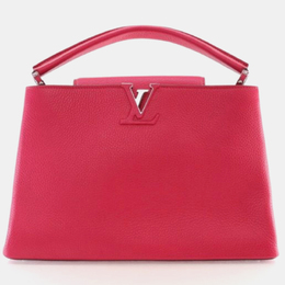 Louis Vuitton: Красная сумка-шоппер 