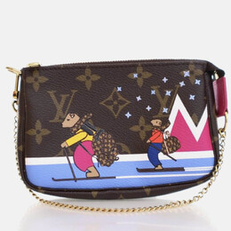 Louis Vuitton: Многоцветная сумка  Pochette