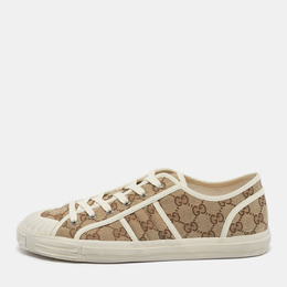 Gucci: Коричневые кроссовки 