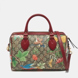 Gucci: Красная сумка  GG Supreme