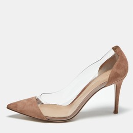 Gianvito Rossi: Бежевые туфли  Plexi