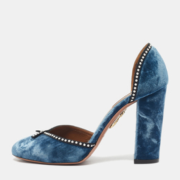 Aquazzura: Голубые туфли 