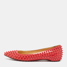 Christian Louboutin: Красные балетки  Pigalle