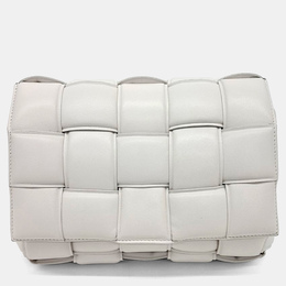 Bottega Veneta: Белая сумка  Padded Cassette