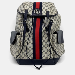 Gucci: Синий рюкзак  Ophidia