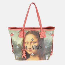 Louis Vuitton: Многоцветная сумка  Neverfull MM