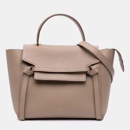Celine: Бежевая поясная сумка 