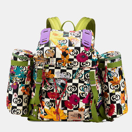 Gucci: Многоцветный рюкзак 