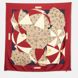 Burberry: Бордовый зонт  Vintage
