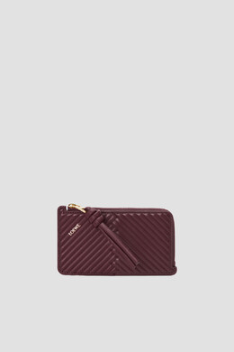 Loewe: Бордовый картхолдер 