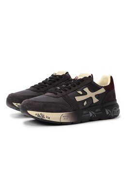Premiata: Серые кроссовки  Mick