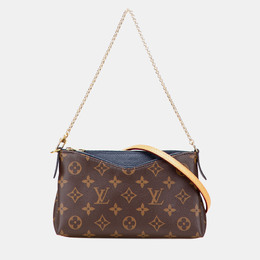 Louis Vuitton: Коричневый клатч 