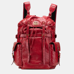 Gucci: Красный рюкзак 