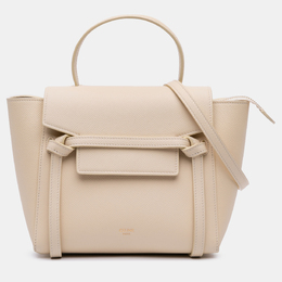 Celine: Бежевая поясная сумка 