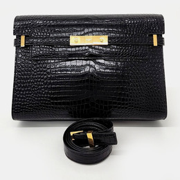 Saint Laurent Paris: Чёрная сумка  Manhattan