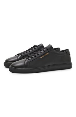 Saint Laurent: Чёрные кеды  Andy