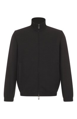 Emporio Armani: Чёрная толстовка 