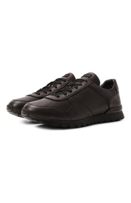 Kiton: Коричневые кроссовки 