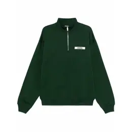 Jacquemus: Зелёная толстовка 