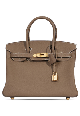HERMES: Серая сумка 